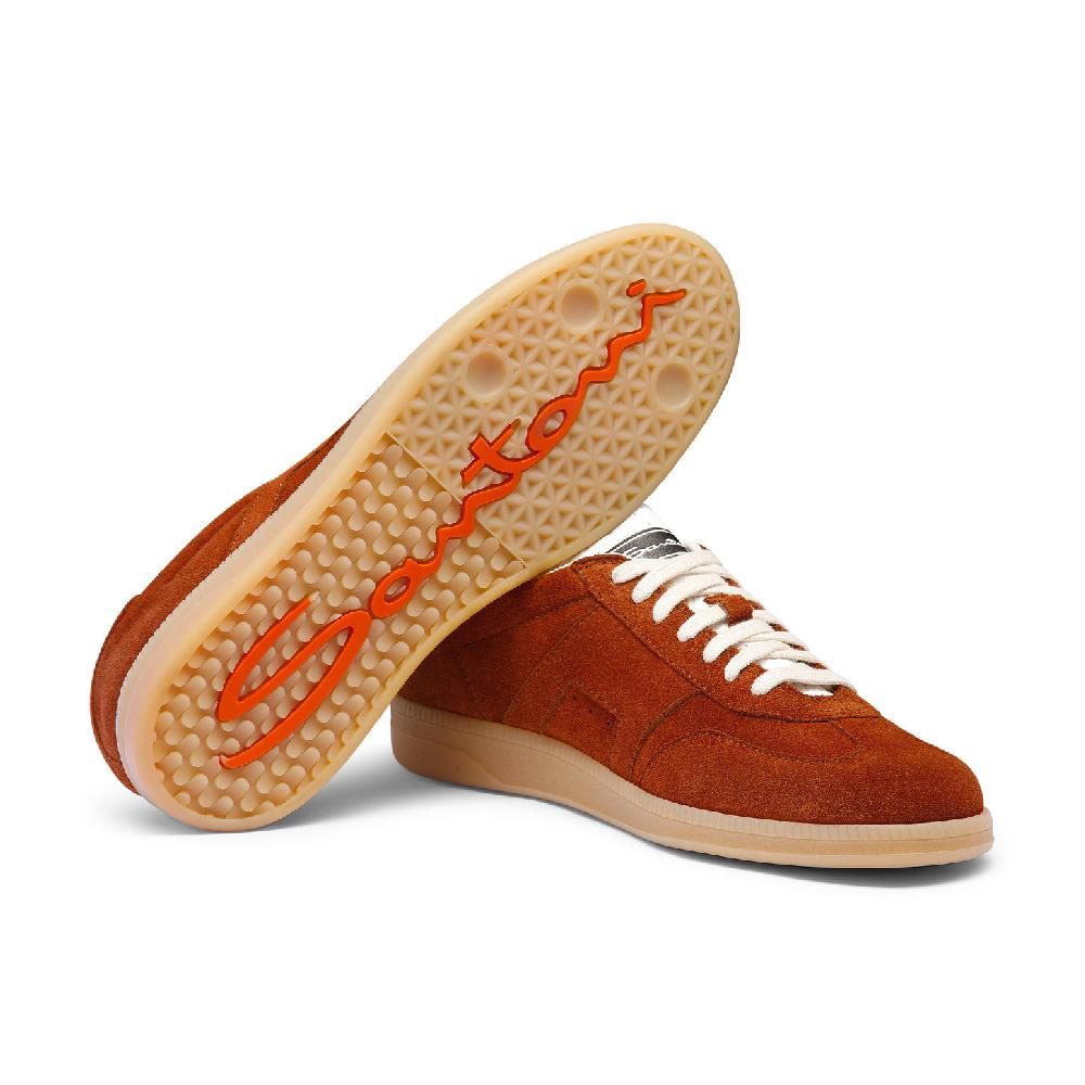 Santoni Sneaker DBS Oly da uomo in suede marrone Sconto