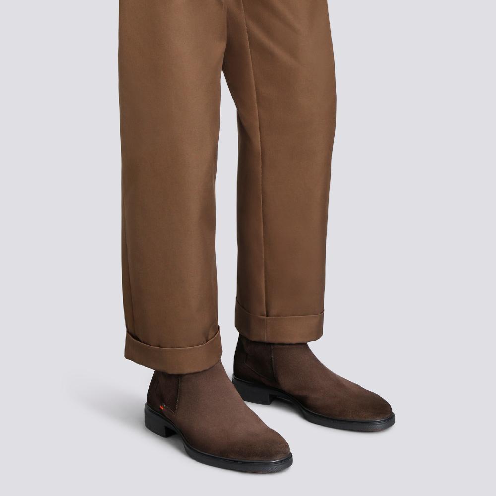 Santoni Stivaletto Easy da uomo in suede testa di moro Shopping Online