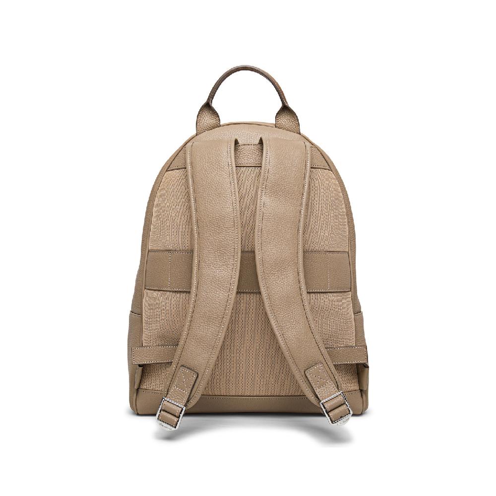 Santoni Zaino in pelle bottalata beige Nuova