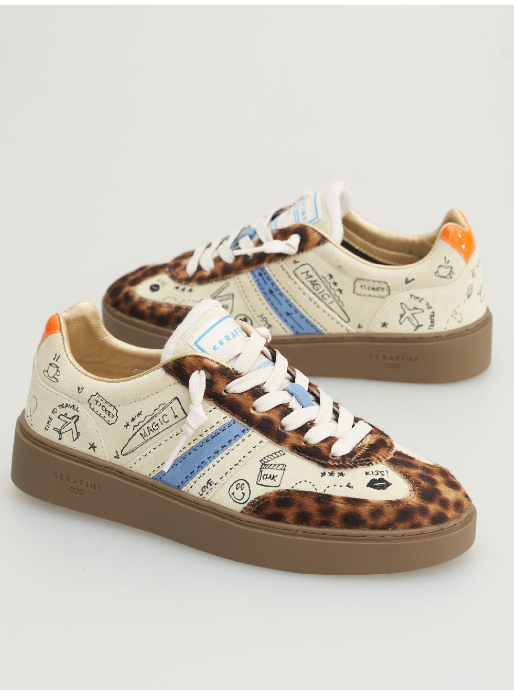 ﻿Serafini COURT - BEIGE LEOPARD - DONNA Serafini Shop Offerte