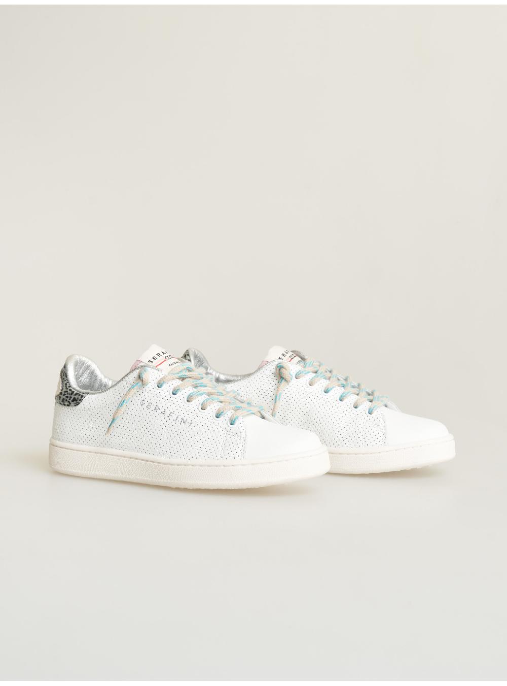 Serafini sneakers donna in pelle pelle laminata pelle perforata Serafini Shop Nuovo