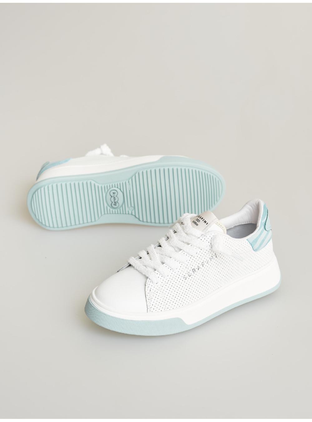 Serafini sneakers donna in pelle pelle laminata pelle perforata Serafini Shop Qualità