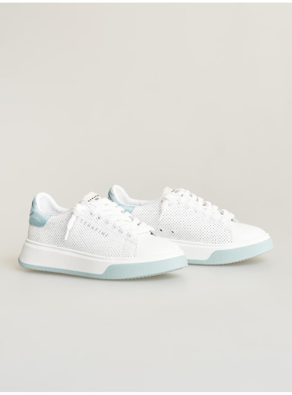 Serafini sneakers donna in pelle pelle laminata pelle perforata Serafini Shop Qualità