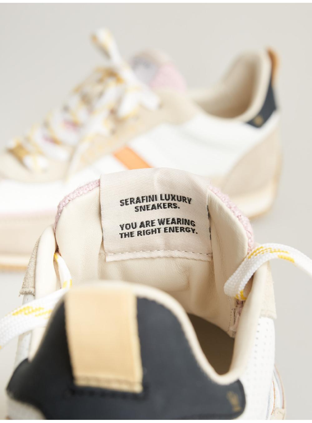 Serafini sneakers donna in pelle pelle perforata scamosciato tessuto Serafini Shop Vendita