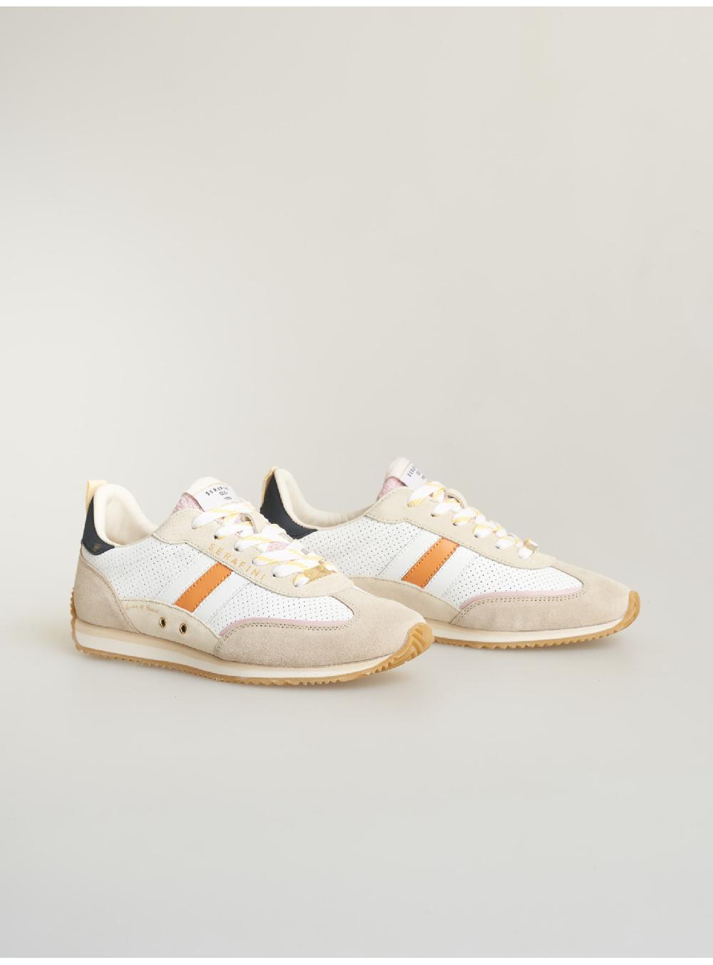 Serafini sneakers donna in pelle pelle perforata scamosciato tessuto Serafini Shop Vendita