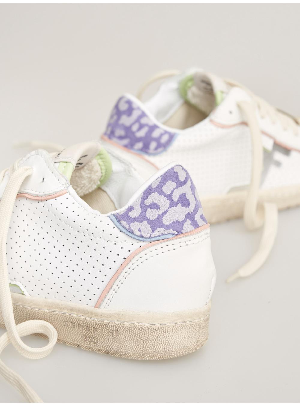 Serafini sneakers donna in pelle pelle laminata pelle perforata Serafini Shop Promozione