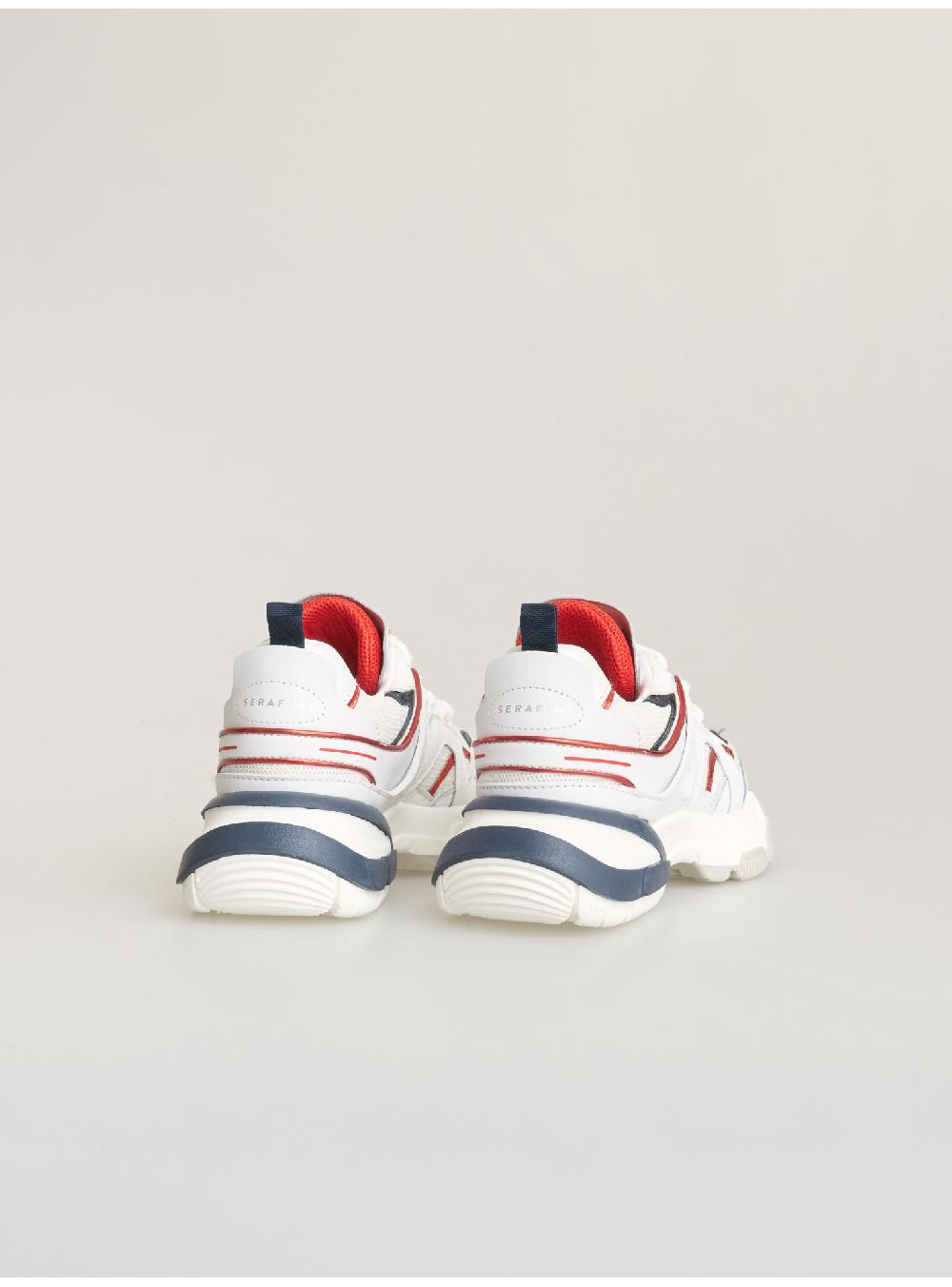 Serafini sneakers donna in pelle pelle laminata tessuto a rete Serafini Shop Spedizione Gratuita