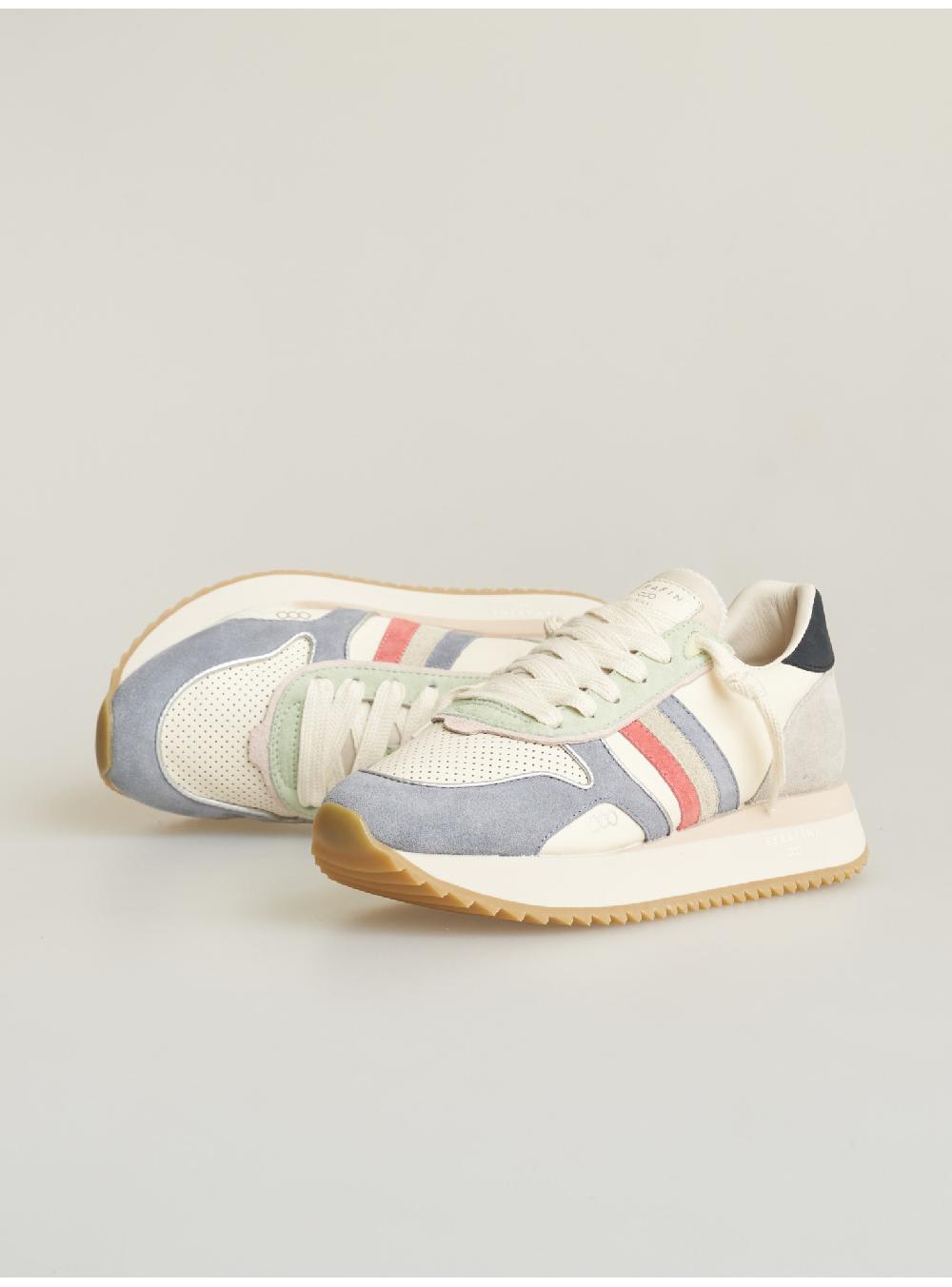 Serafini sneakers donna in pelle pelle perforata scamosciato Serafini Shop Pezzi Unici