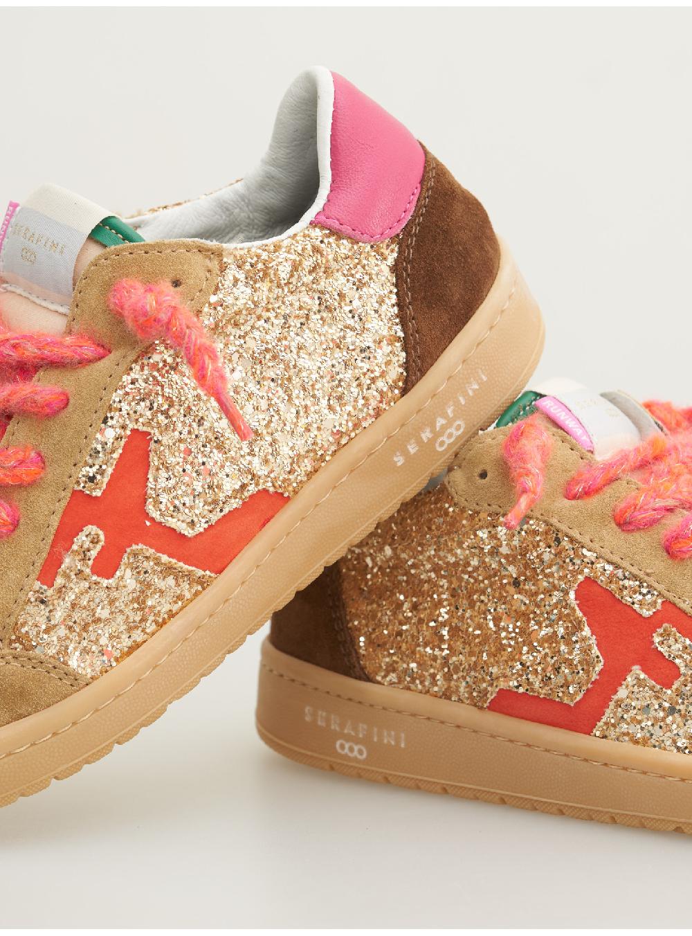 Serafini SAN DIEGO LOW - GOLD-GLITTER MULTICOLOR Serafini Shop Nuovo