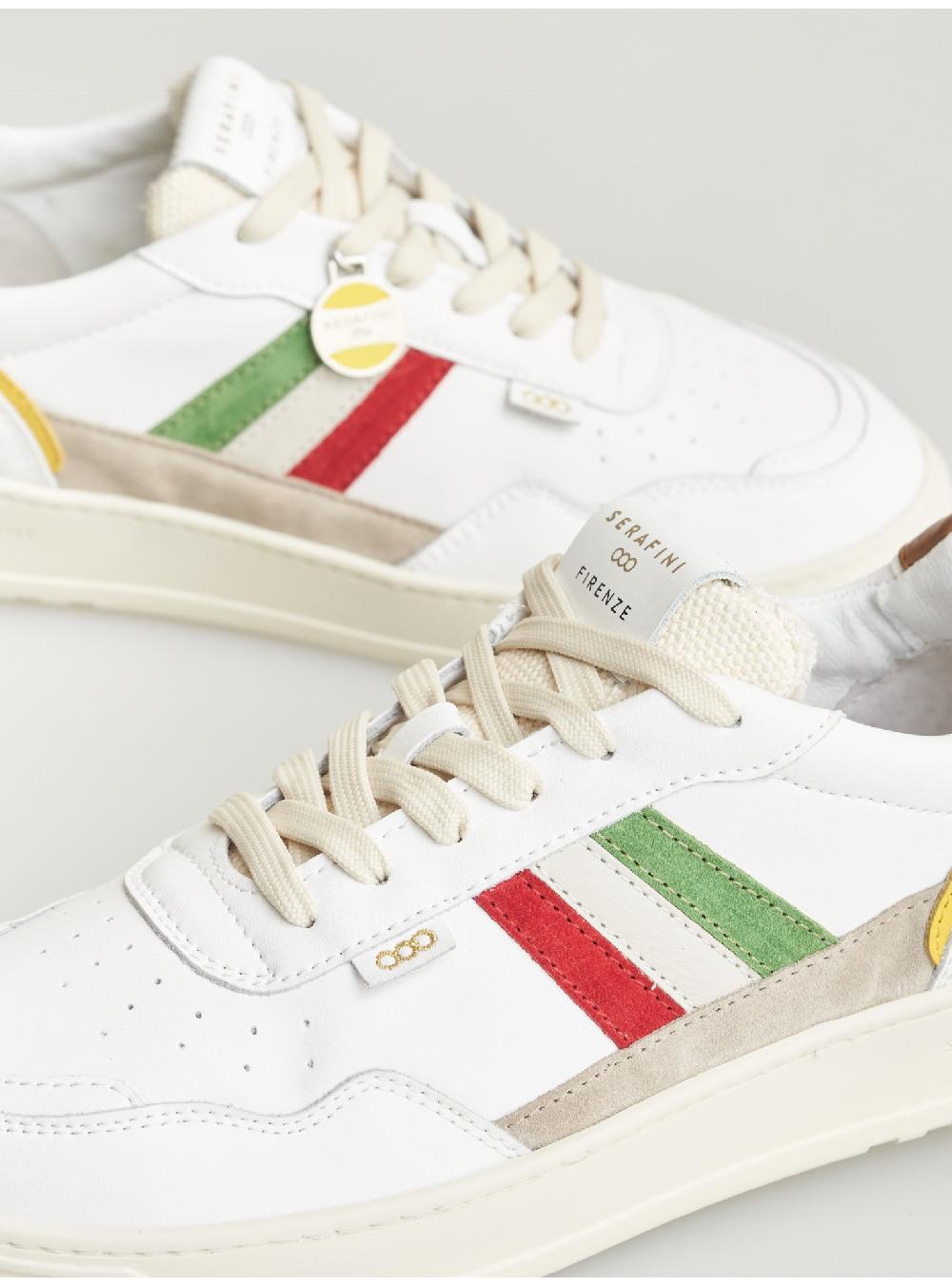 Serafini FIRENZE - WHITE TRICOLOR BUFF Serafini Shop Affare Del Giorno