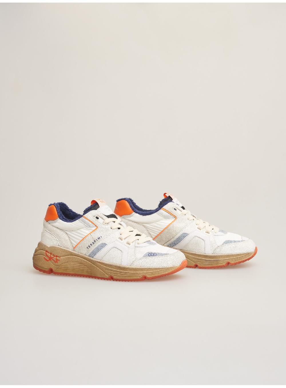 Serafini TOKYO - WHITE-CRACKED BLUE ORANGE Serafini Shop Offerta