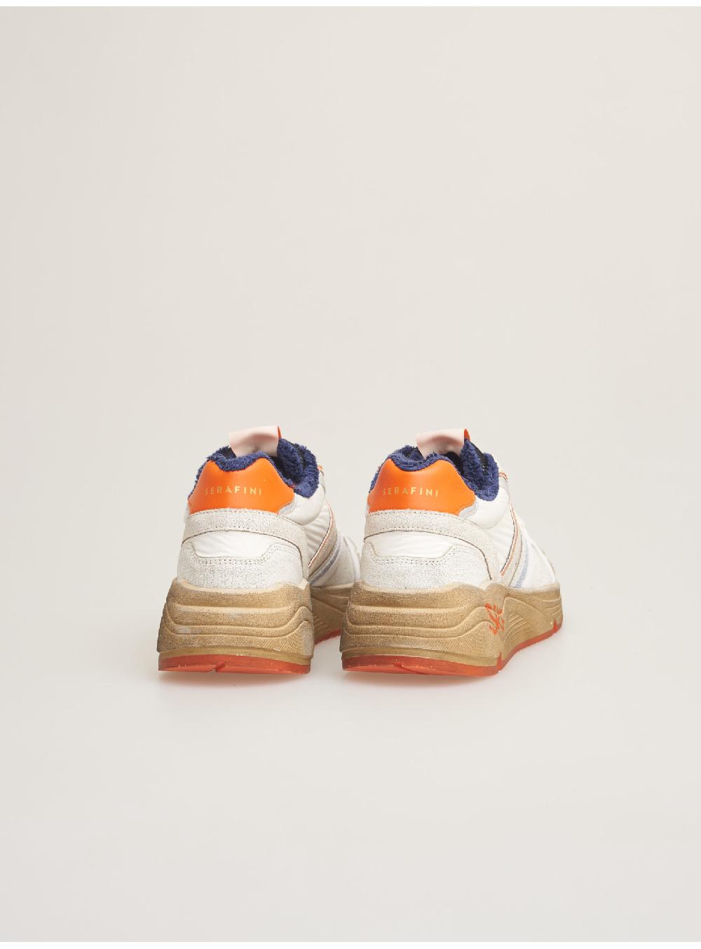 Serafini TOKYO - WHITE-CRACKED BLUE ORANGE Serafini Shop Offerta