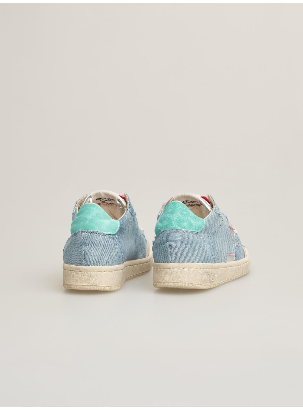 Serafini SAN DIEGO LOW - JEANS WHITE GREEN Serafini Shop Outlet