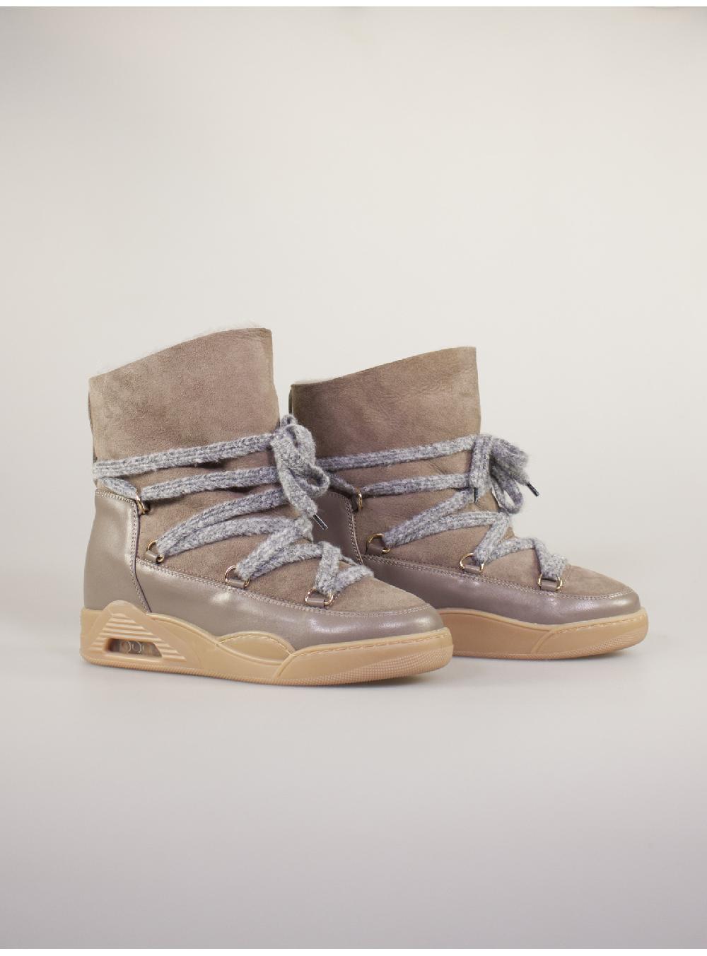 Serafini boots donna in shearling scamosciato Serafini Shop Vendite Flash