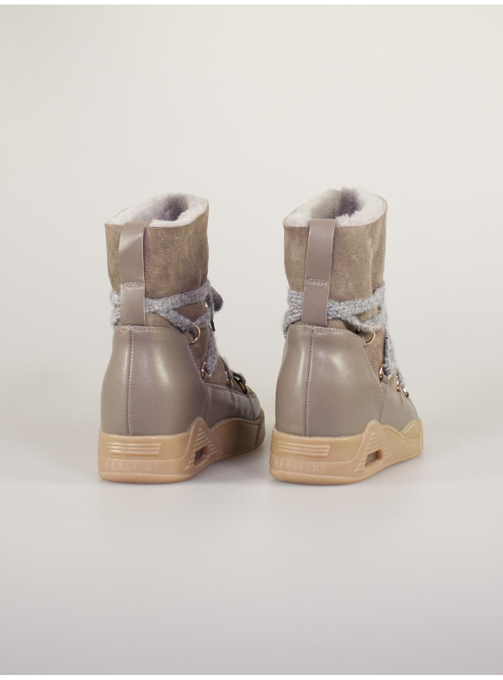 Serafini boots donna in shearling scamosciato Serafini Shop Vendite Flash