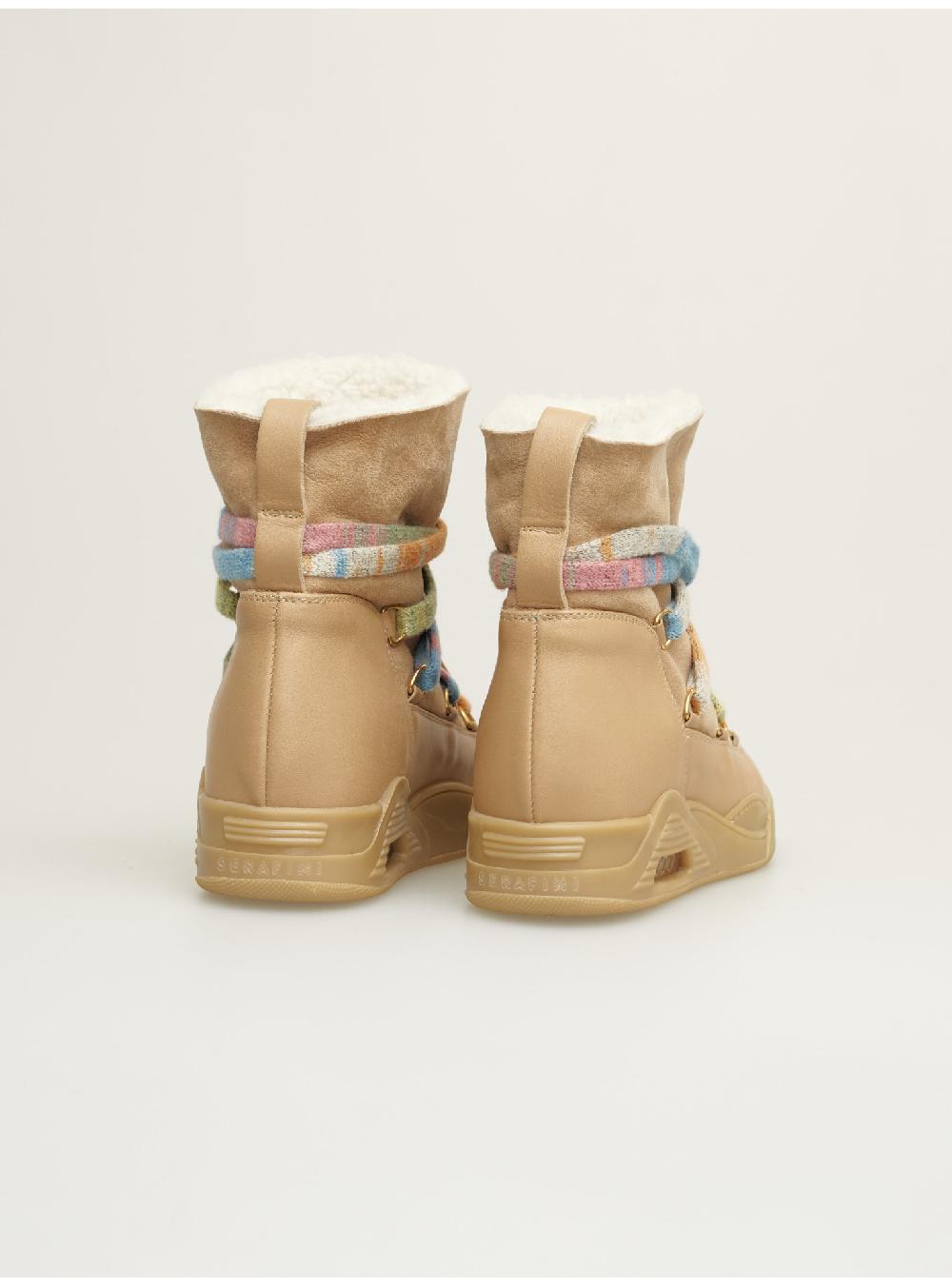 Serafini boots donna in shearling scamosciato Serafini Shop Negozio