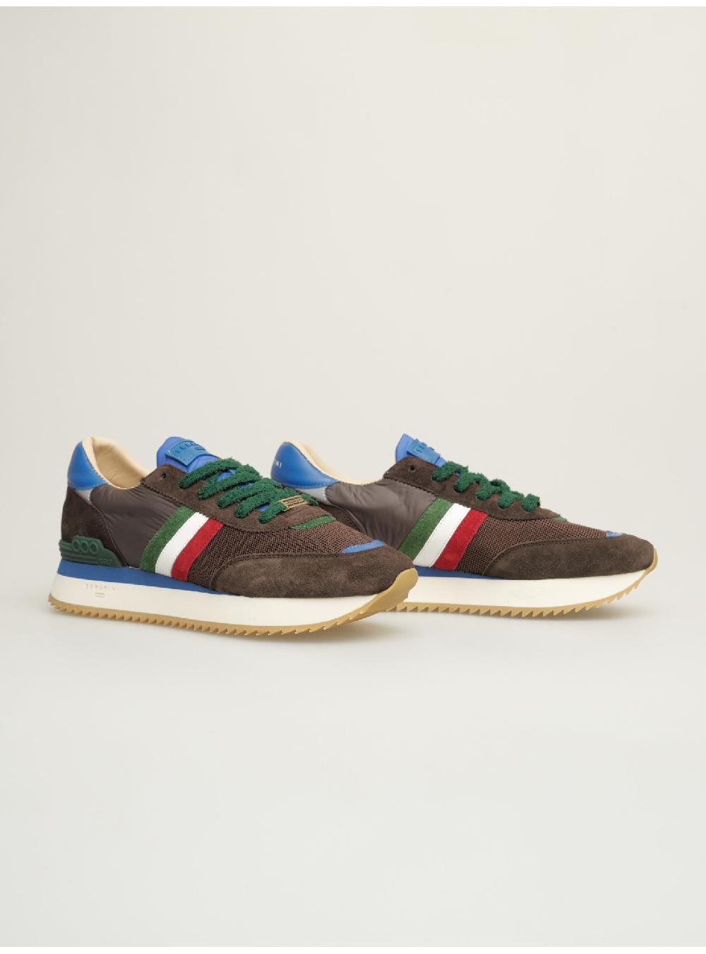 Serafini sneakers uomo in pelle nylon scamosciato tessuto Serafini Shop Prezzo Ridotto