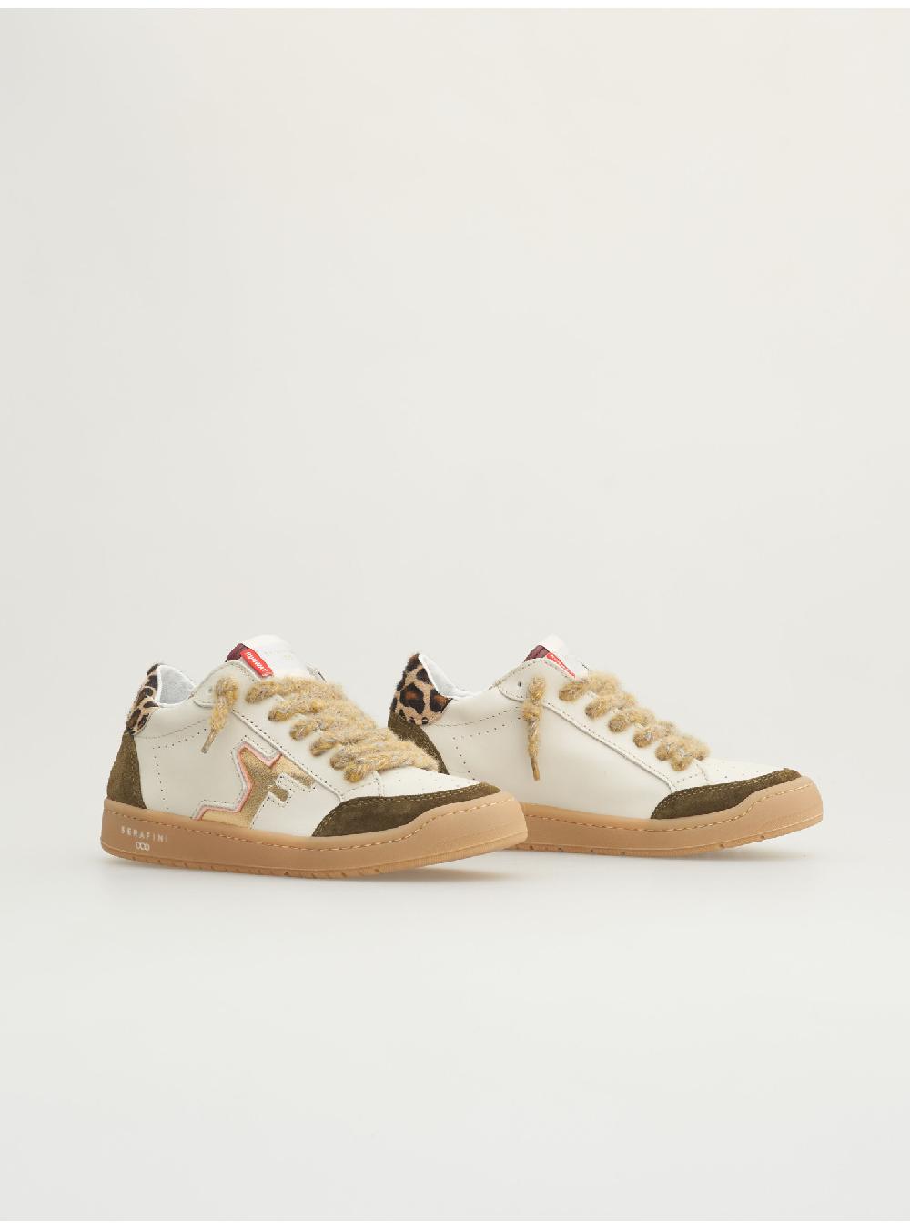 Serafini SAN DIEGO LOW - MILK OLIVE LEOPARD Serafini Shop Hotsell