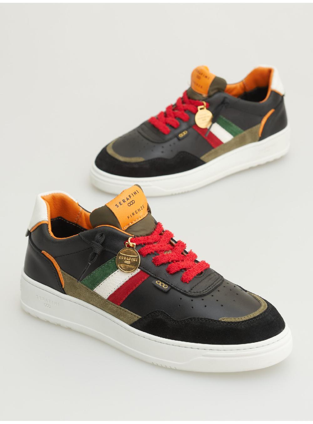Serafini FIRENZE - BLACK ORANGE TRICOLOR Serafini Shop Nuova