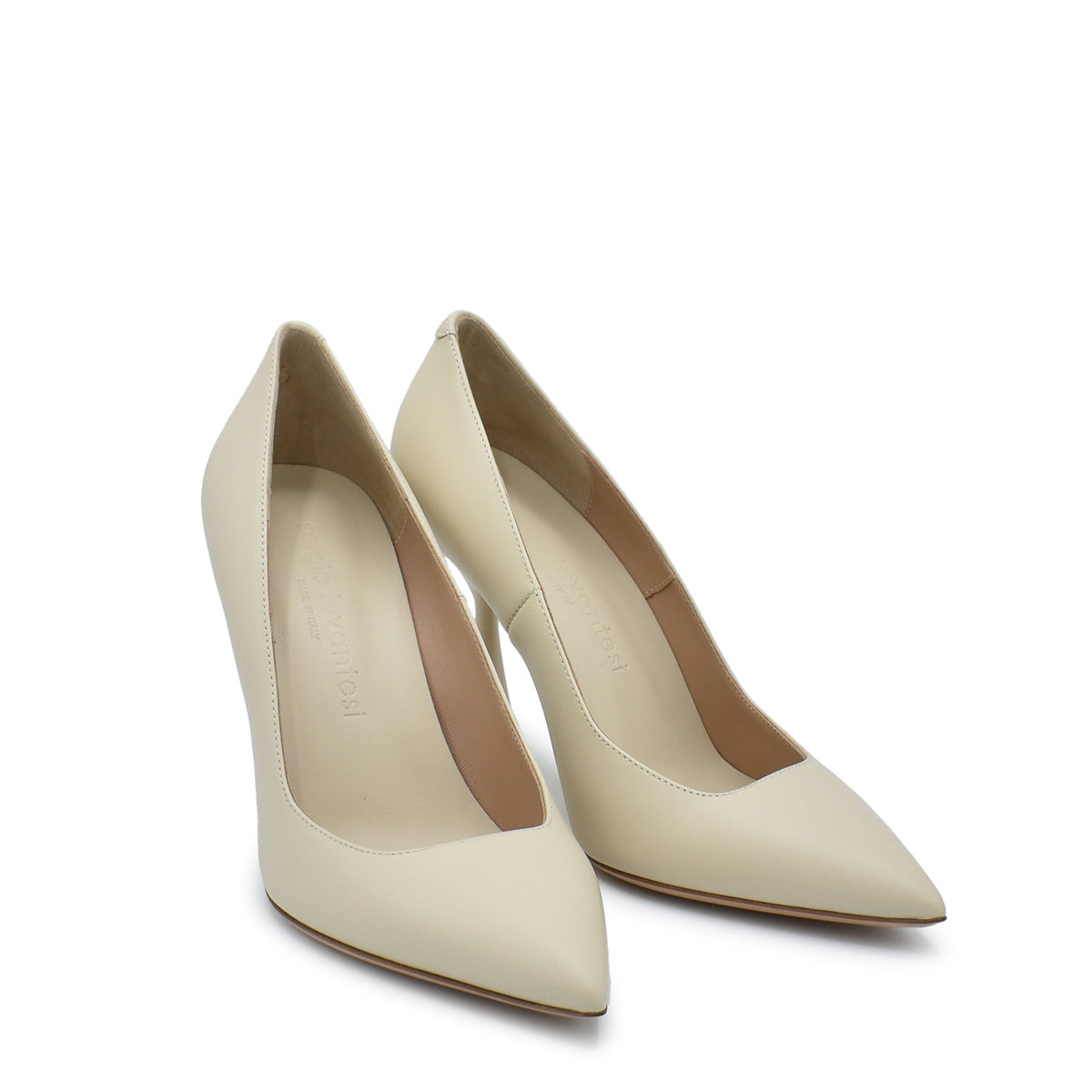 Sergio Levantesi Kira. Cachemire dune calf leather pumps Spedizione gratuita