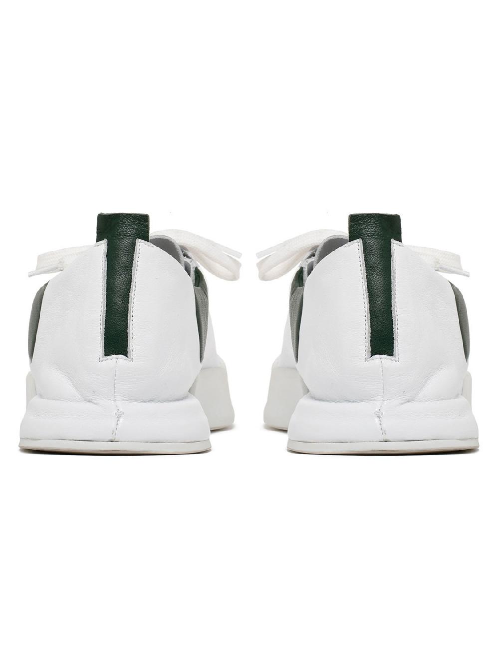 Silvano Sassetti Sneakers Durante bianco e verde Hotsell