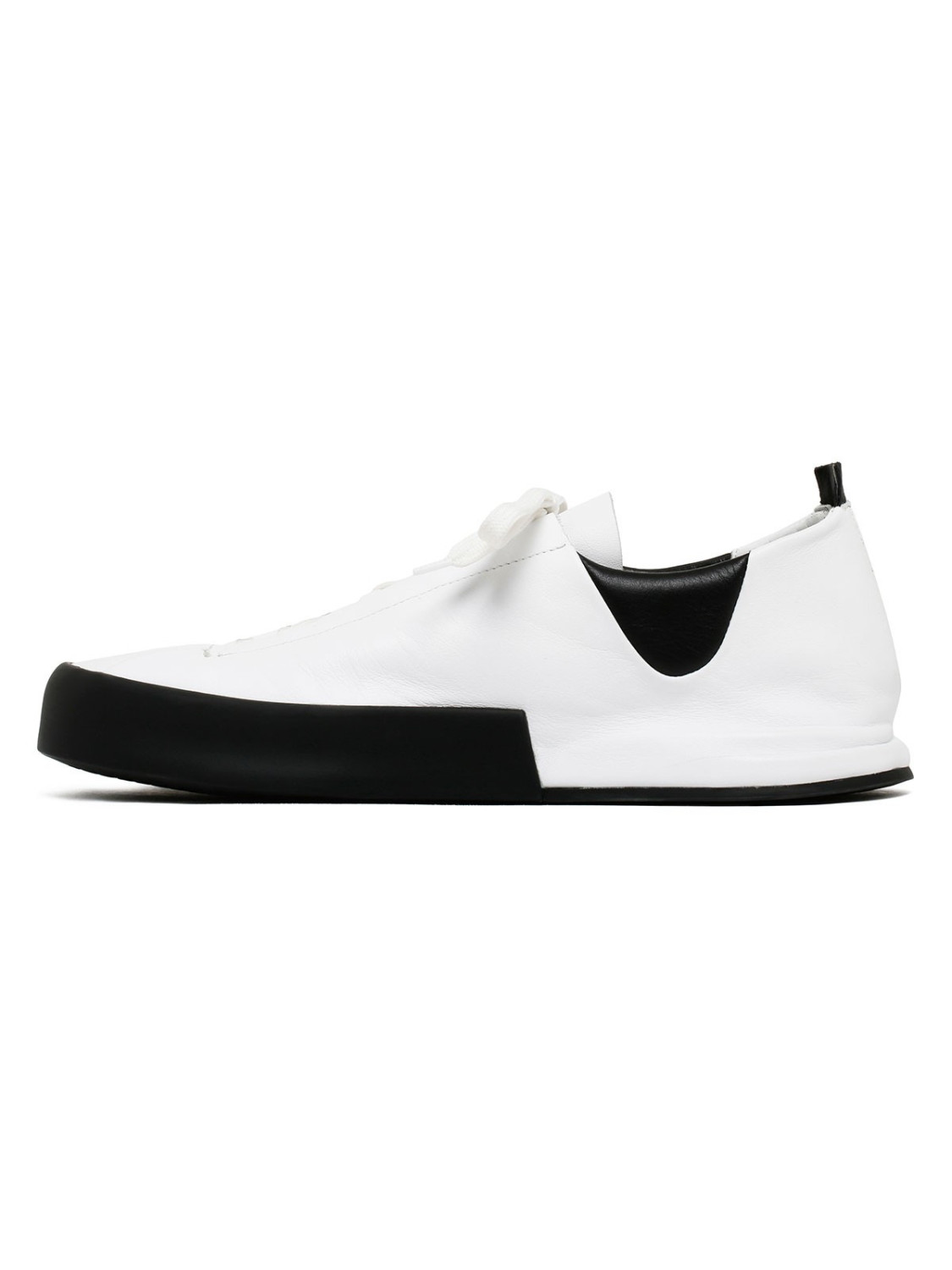 Silvano Sassetti Sneakers Acquarone bianche e nere Saldi Di Fabbrica