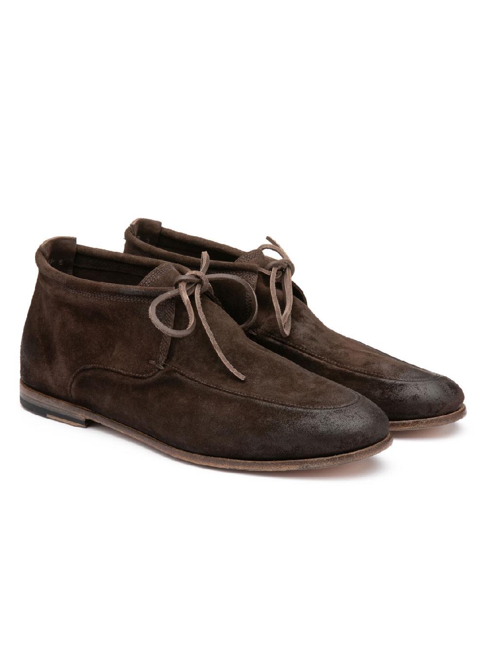 Silvano Sassetti Stivaletti Chukka in suede marrone scuro I Più Venduti