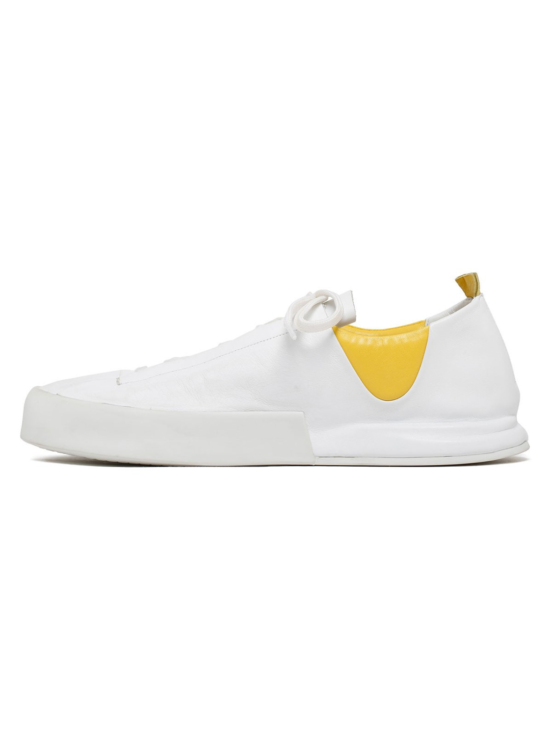 Silvano Sassetti Sneakers Epis bianco e giallo Negozio