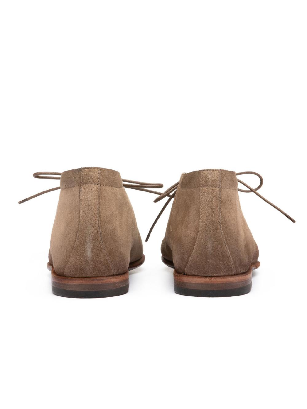 Silvano Sassetti Stivaletti in suede color brandy Italy