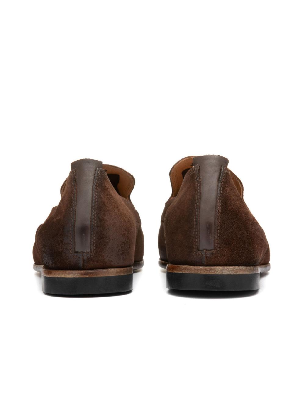 Silvano Sassetti Mocassini in suede marrone Vendita