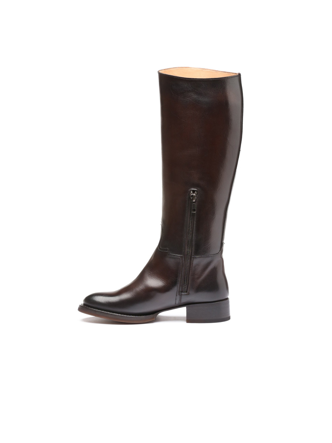 Silvano Sassetti Stivali Firenze in pelle marrone Promozione