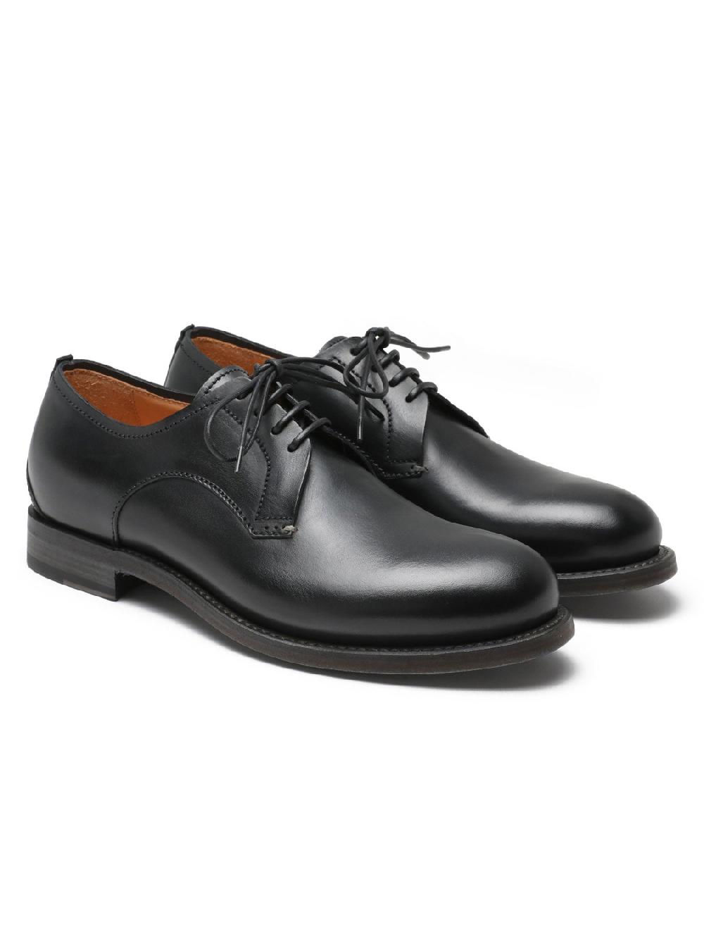 Silvano Sassetti Scarpe Derby in pelle nera Soddisfazione Garantita