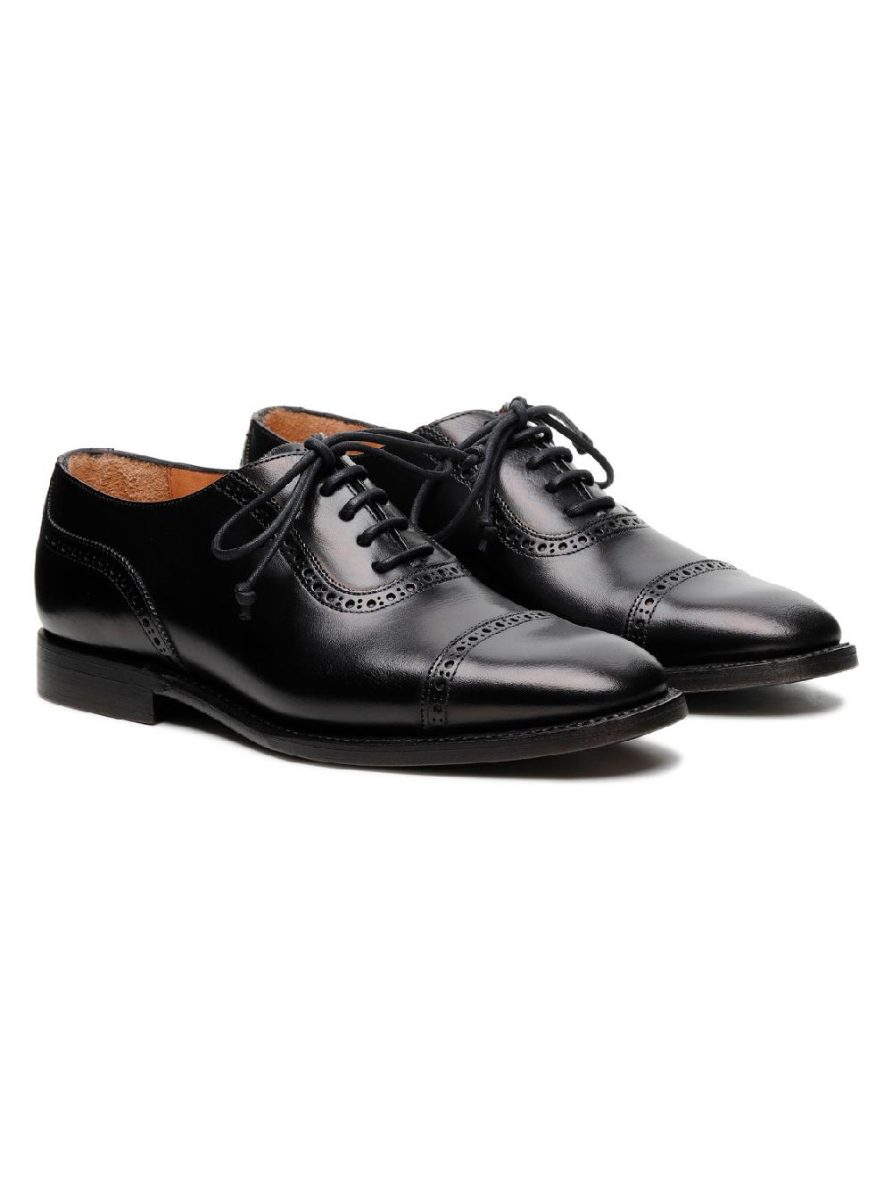 Silvano Sassetti Scarpe stringate Lione in pelle nera Fino Al -60%