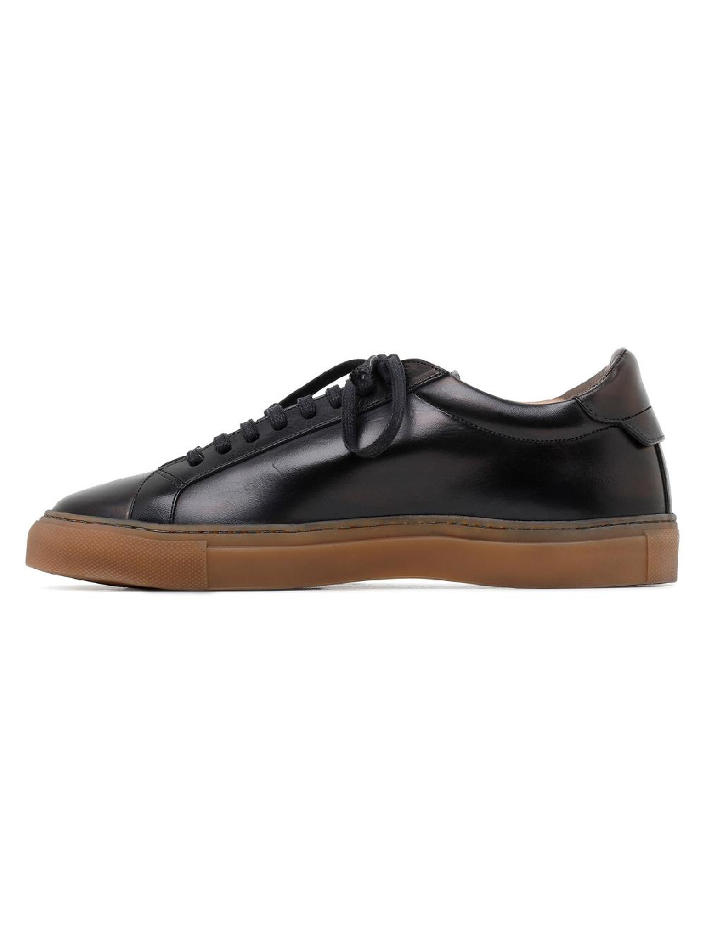 Silvano Sassetti Sneaker Romilly in pelle nera Affare Del Giorno