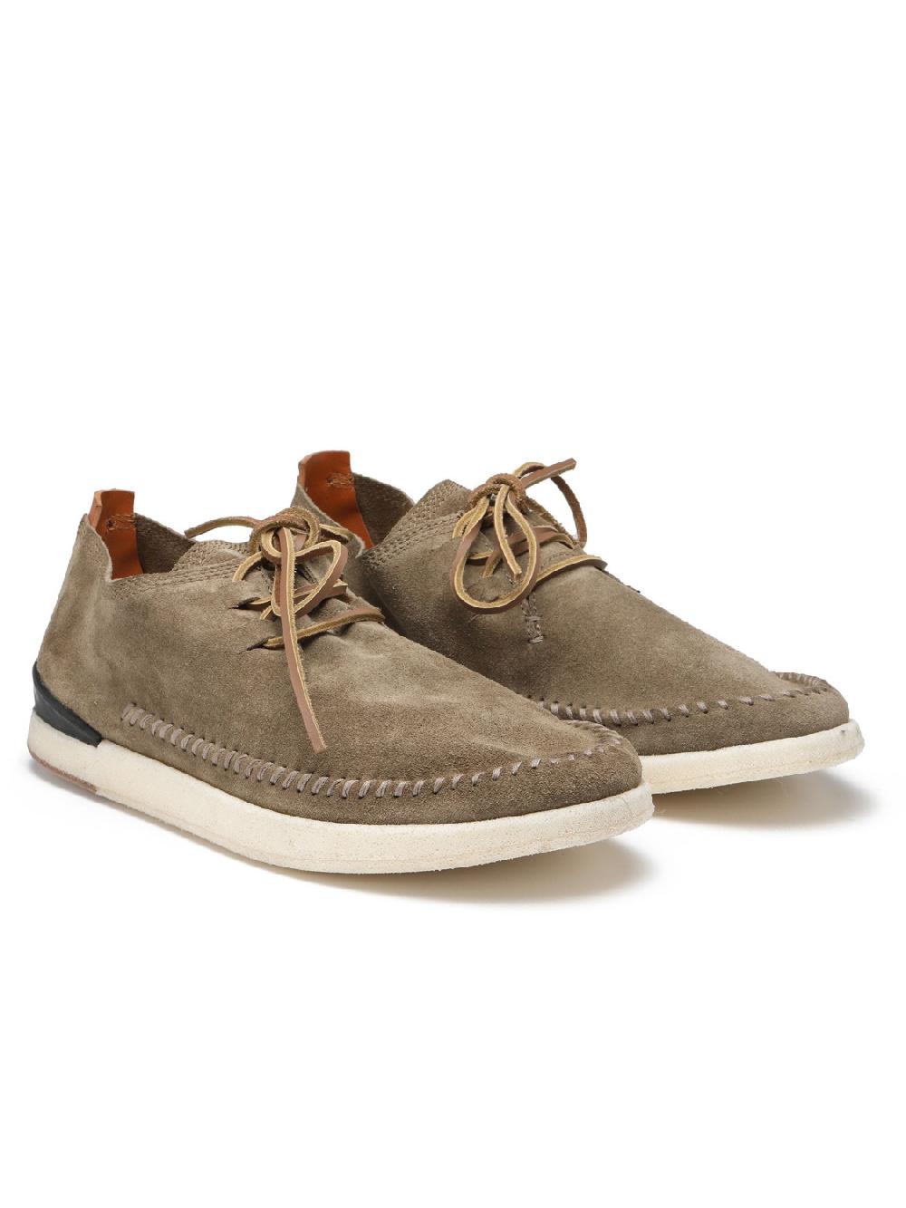 Silvano Sassetti Scarpe in suede color tortora Vendita Calda
