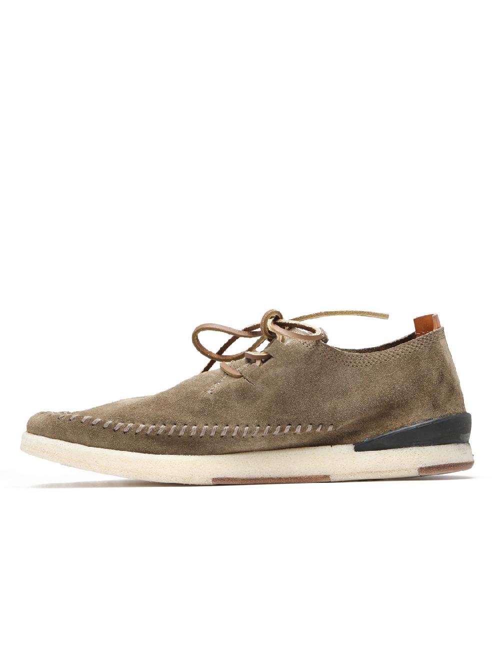 Silvano Sassetti Scarpe in suede color tortora Vendita Calda