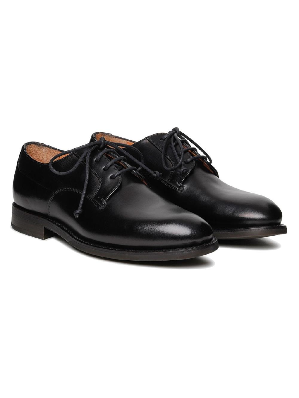 Silvano Sassetti Scarpe Derby Firenze in pelle nera 2025