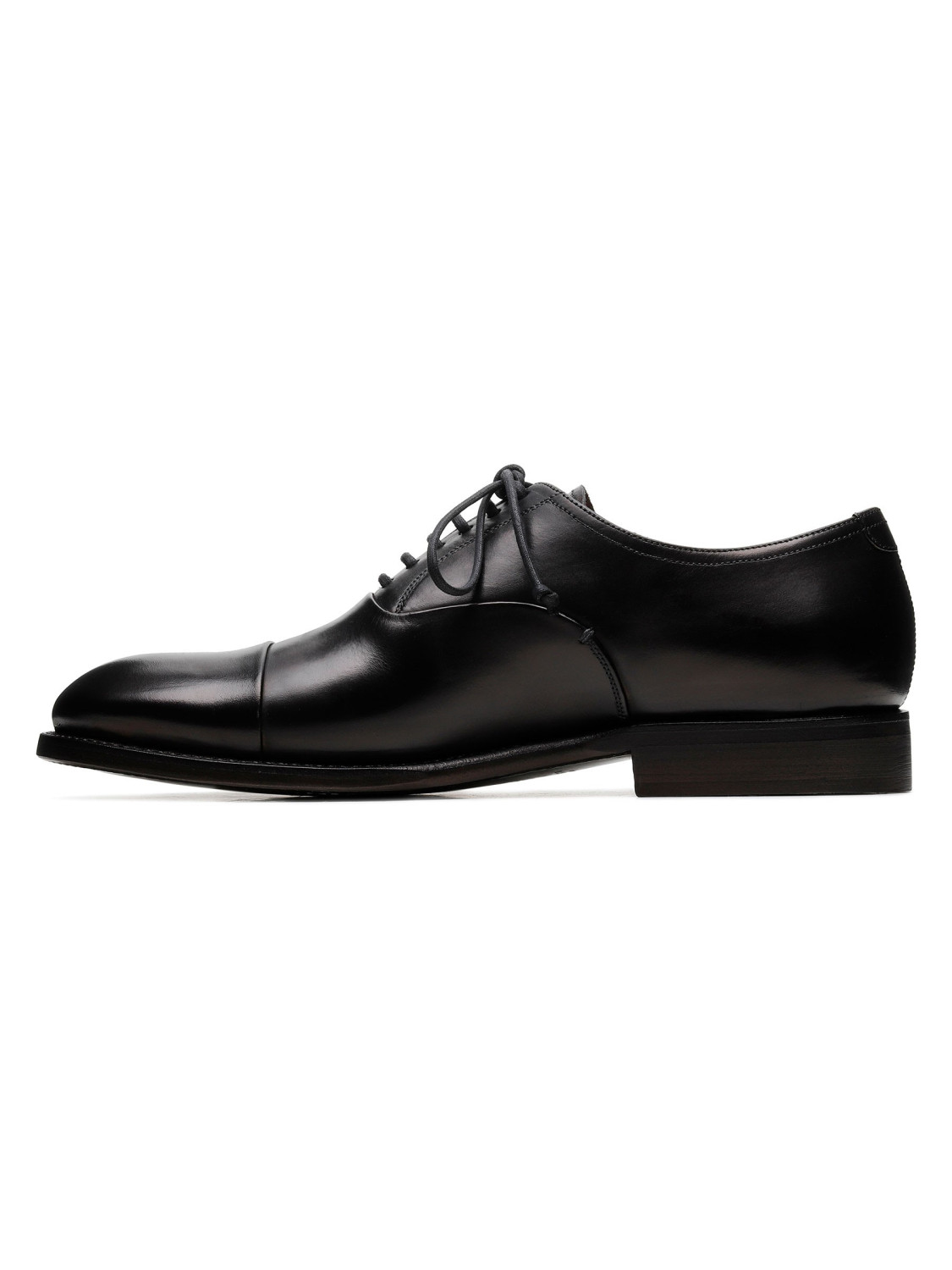 Silvano Sassetti Scarpe Derby Parigi in pelle nera Spedizione Gratuita