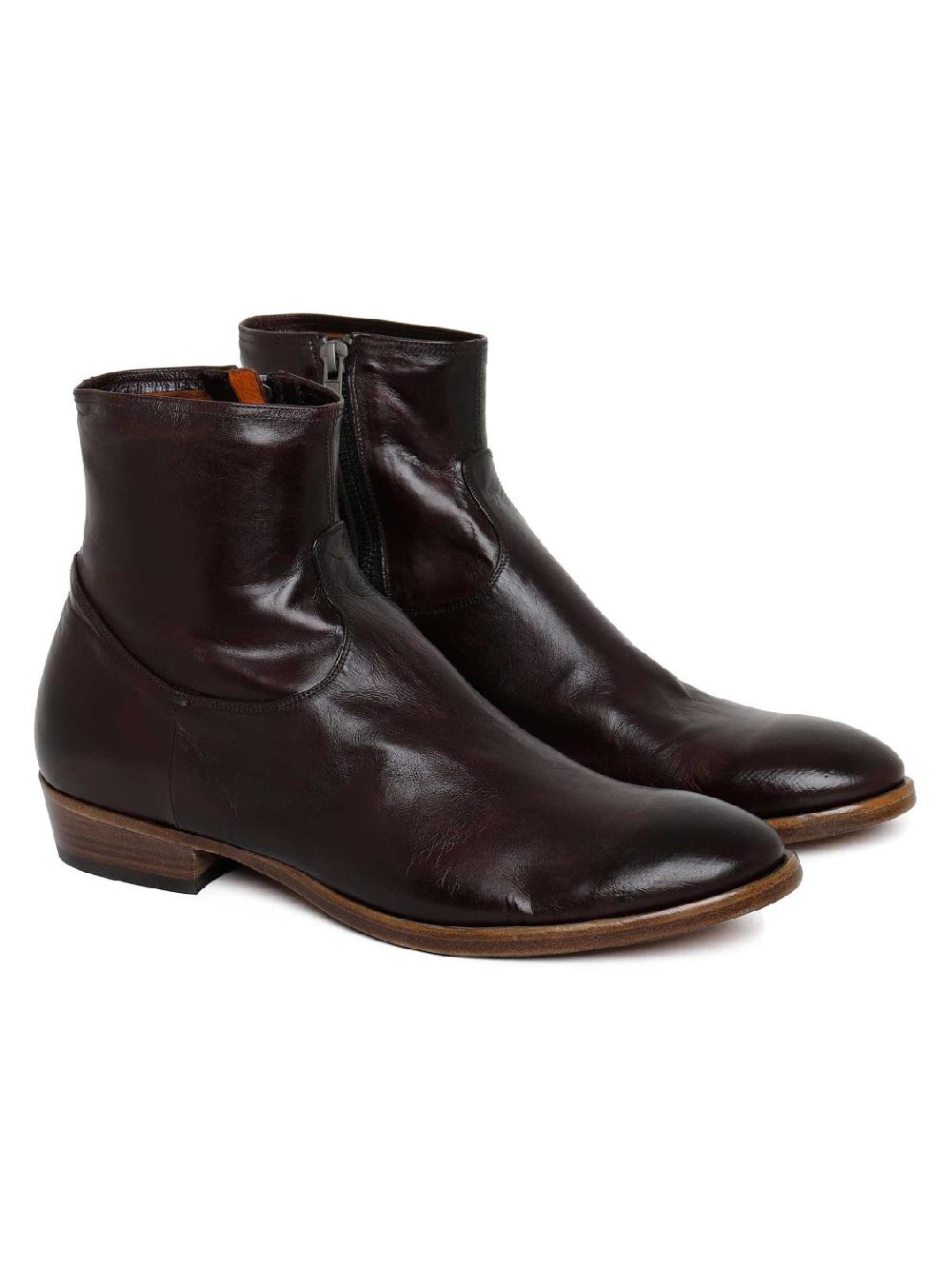 Silvano Sassetti Stivaletti in jagger marrone scuro Offerte