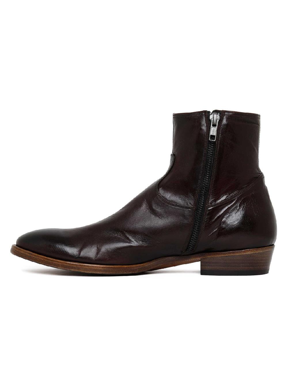 Silvano Sassetti Stivaletti in jagger marrone scuro Offerte