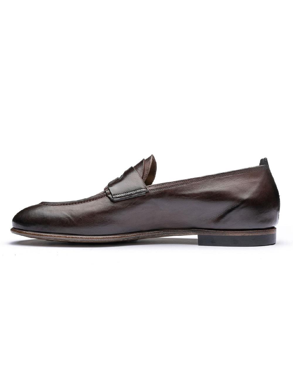 Silvano Sassetti Mocassini in pelle marrone Vendite Flash