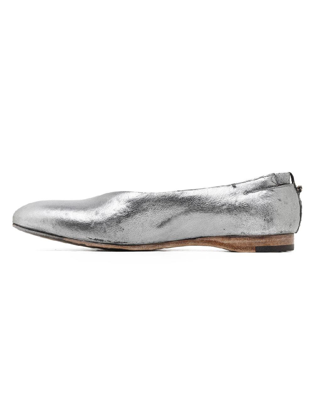 Silvano Sassetti Slippers in pelle argentata 2025