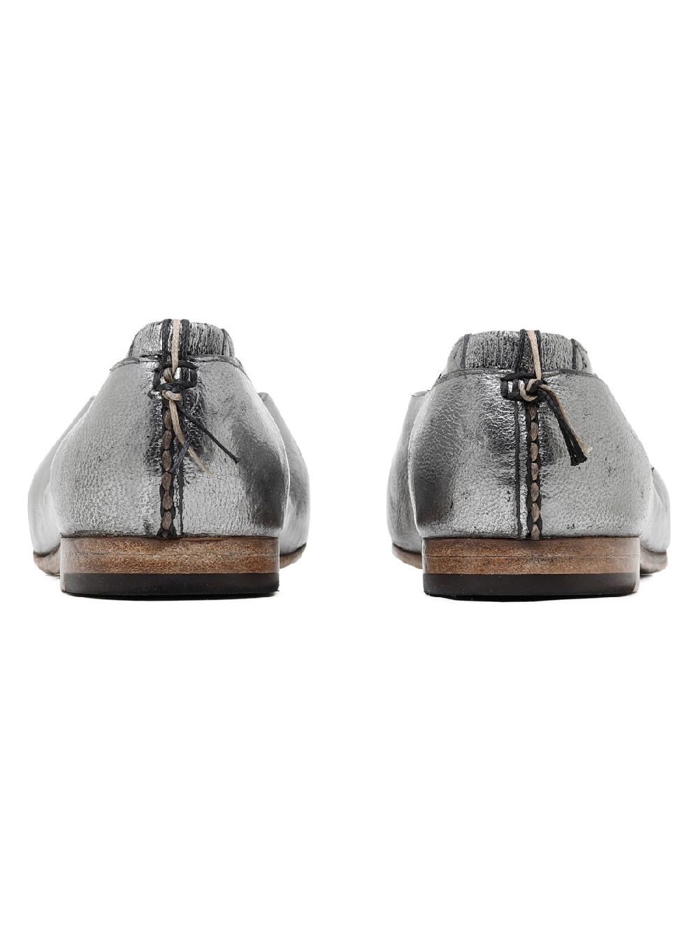 Silvano Sassetti Slippers in pelle argentata 2025
