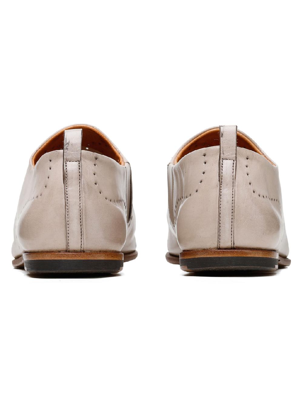Silvano Sassetti Slippers in pelle color crema In Linea