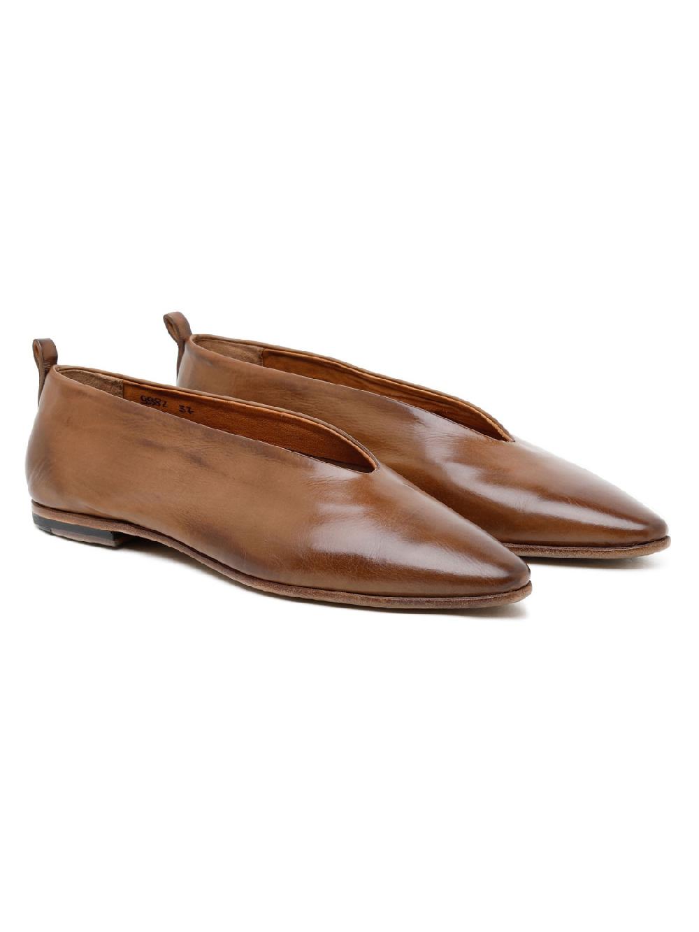 Silvano Sassetti Slippers in vitello spazzolato marrone Qualità