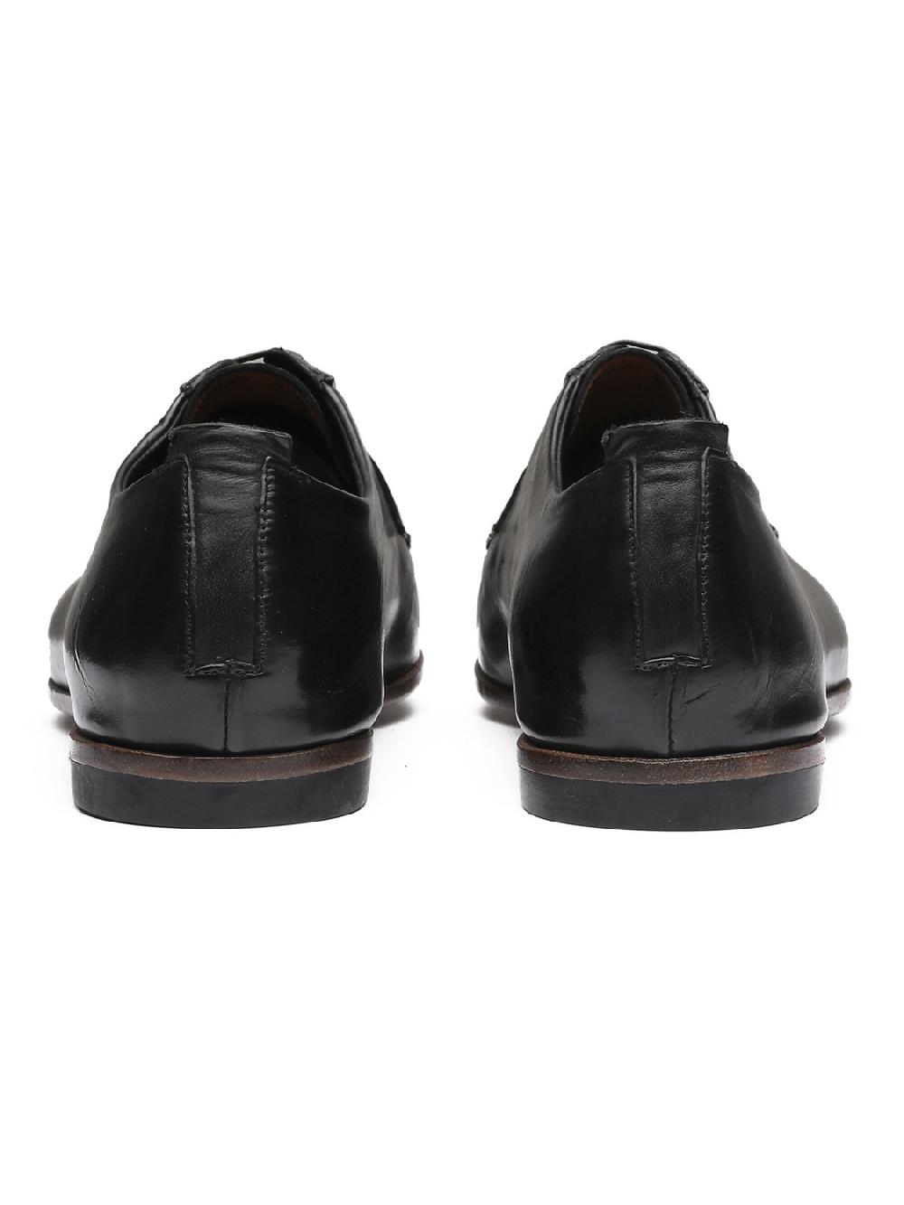 Silvano Sassetti Scarpe Derby in pelle nera Italia