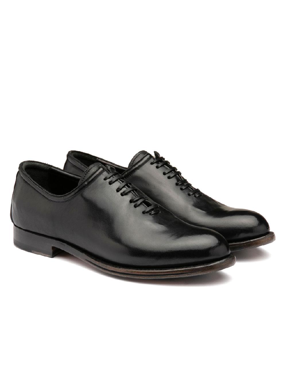 Silvano Sassetti Scarpe Oxford in pelle nera Spedizione Gratuita