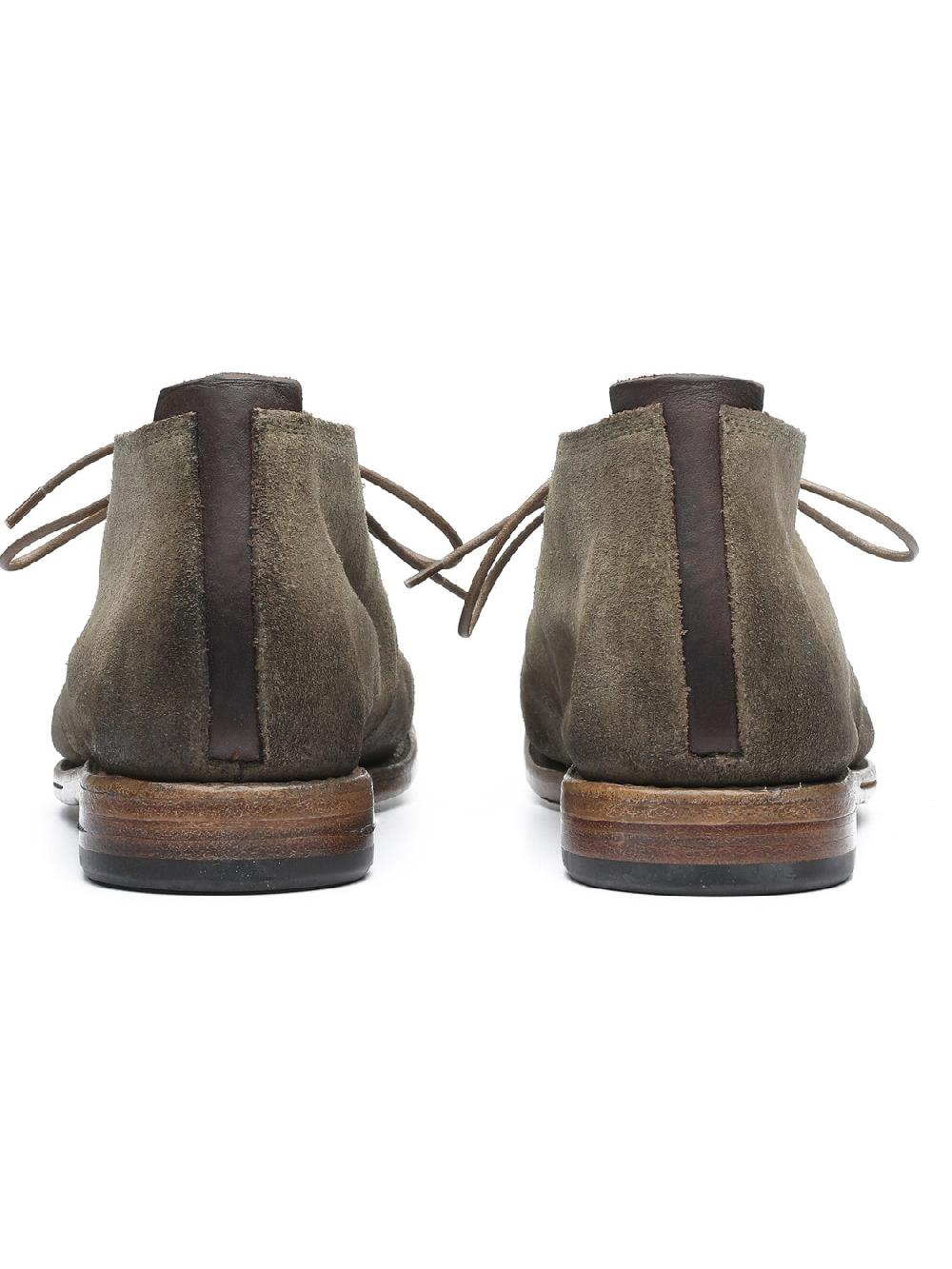 Silvano Sassetti Stivaletti in suede color kaki Negozi Online