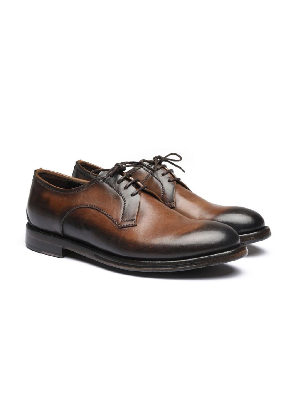 Silvano Sassetti Scarpe Derby in pelle marrone Soddisfazione Garantita