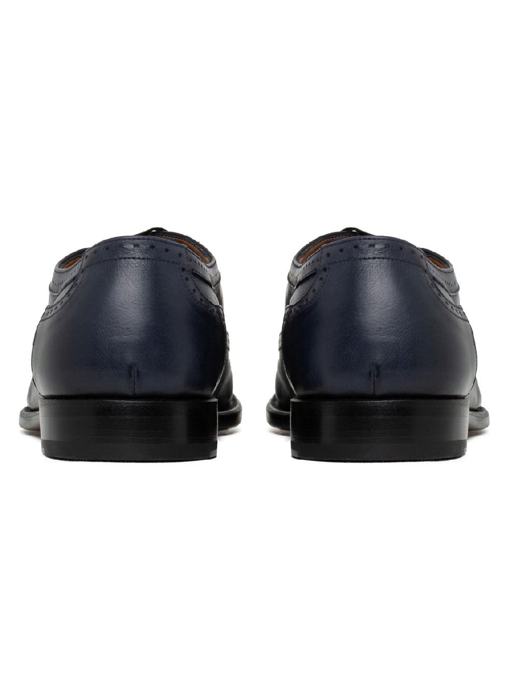 Silvano Sassetti Scarpe Derby in pelle blu Shopping Online